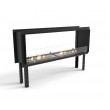 Bioethanol fireplace two faced